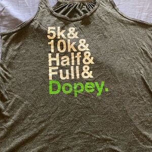 Bella xl RunDisney Dopey Tank